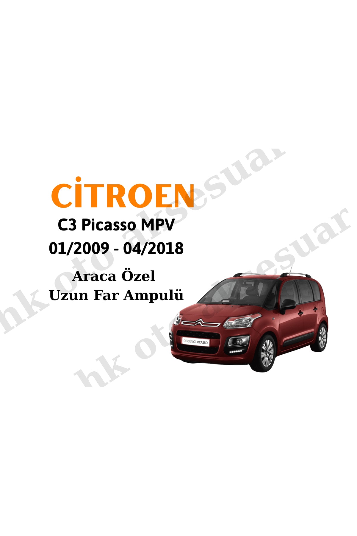 Citroen C3 Picasso MPV Fernlicht H1