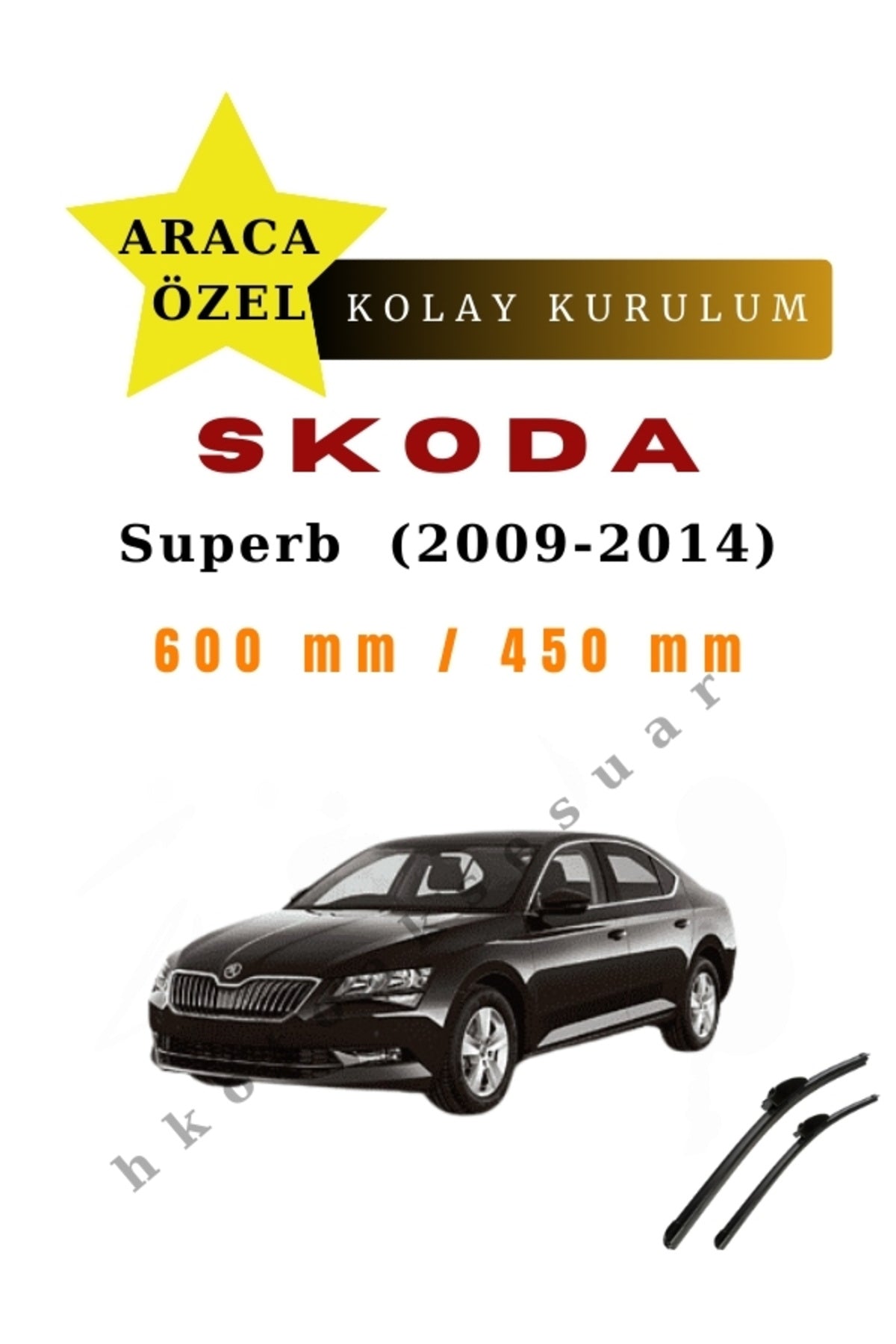 Skoda Superb (2009-2014) Fahrzeugspezifischer Scheibenwischer