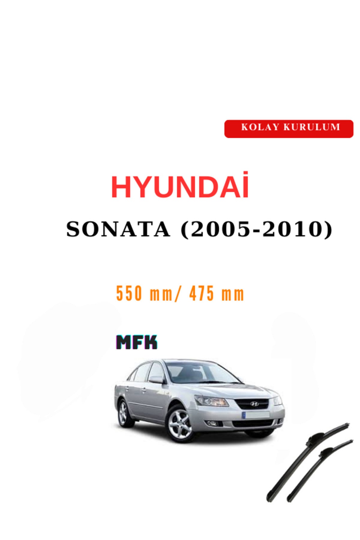 Hyundai Sonata (2005-2010) Fahrzeugspezifischer Scheibenwischer