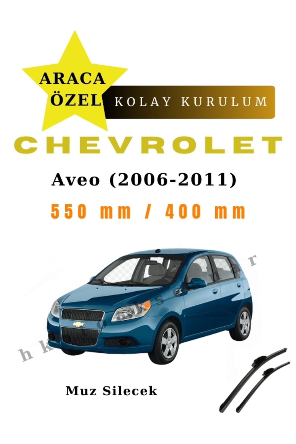 Chevrolet Aveo (2006-2011) Fahrzeugspezifische Scheibenwischer
