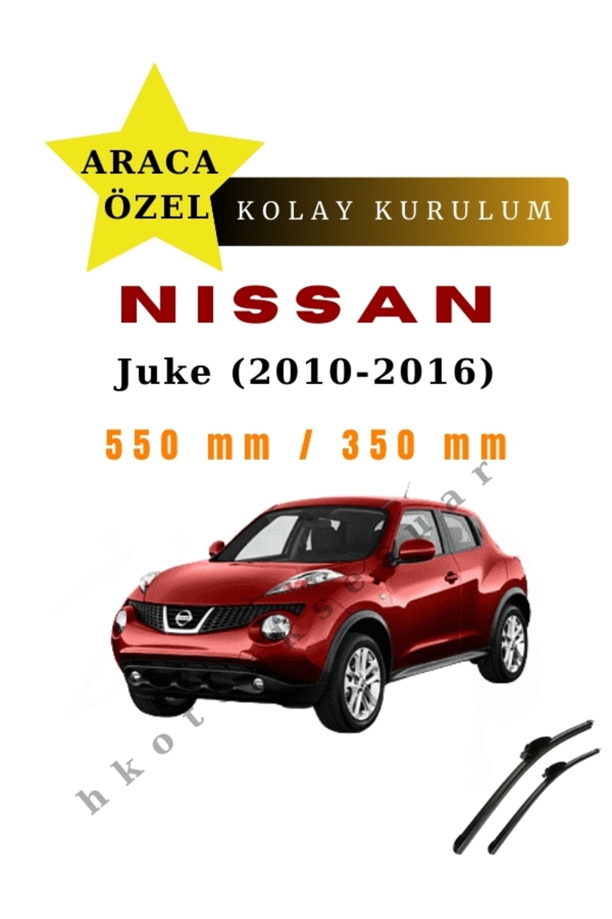 Nissan Juke (2010-2016) Vehicle-Specific Wiper Blades Front Pair