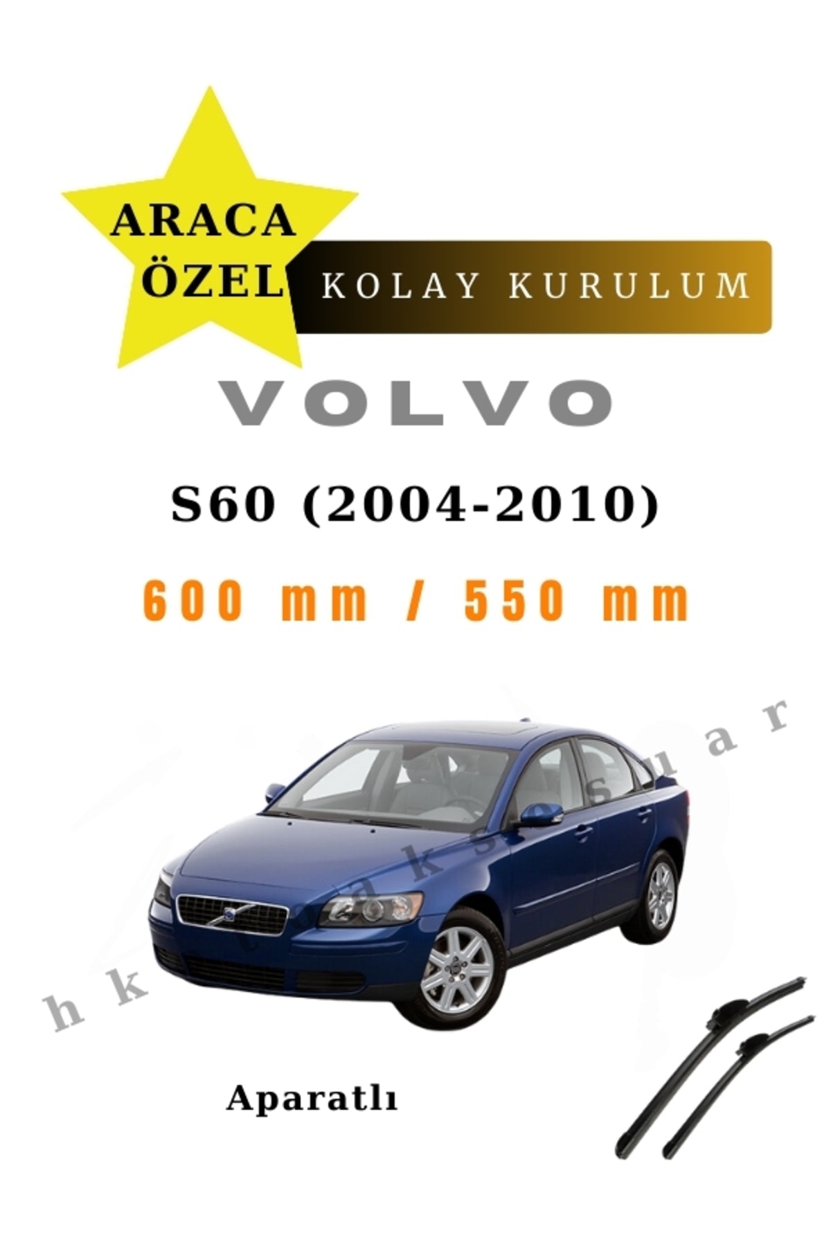 Volvo S60 (2004-2010) Modellspezifischer Scheibenwischer