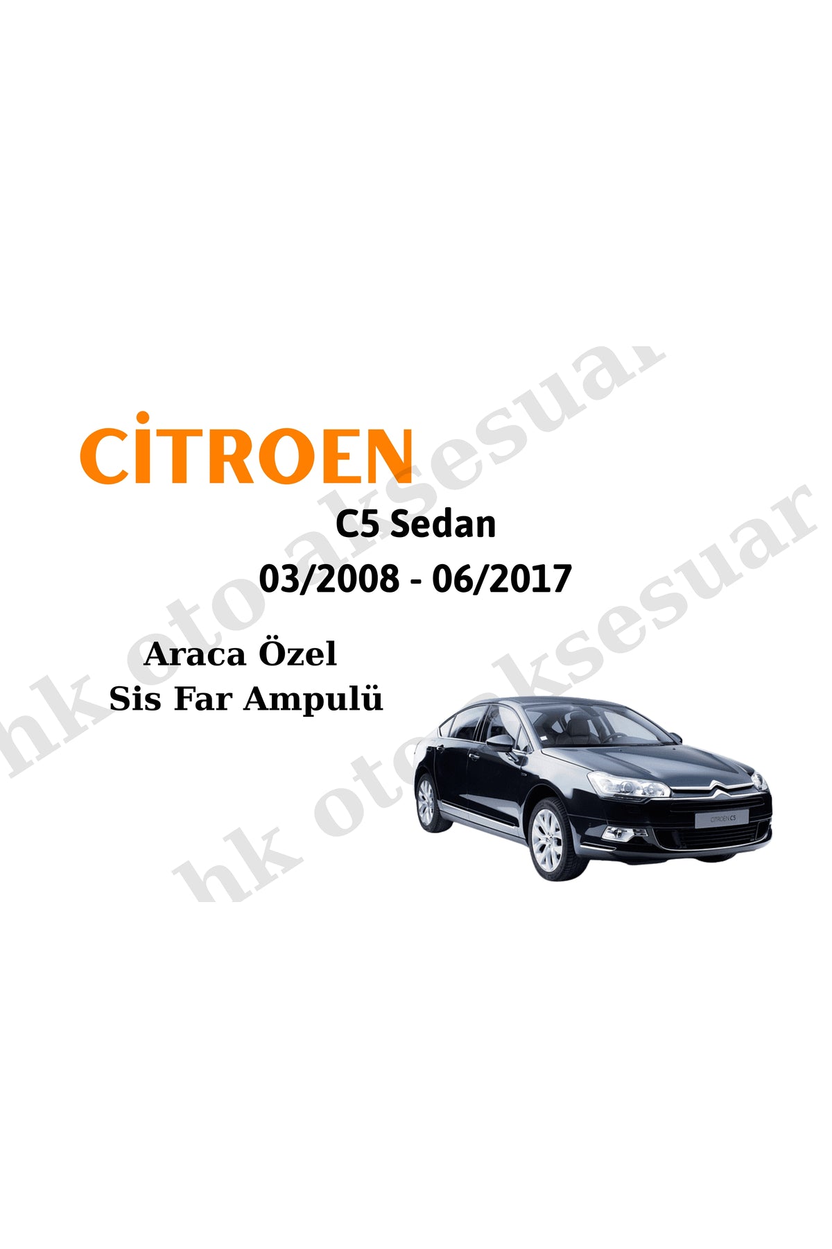 Citroen C5 Limousine 03/2008 - 06/2017 Fahrzeugspezifischer Nebelscheinwerfer H8