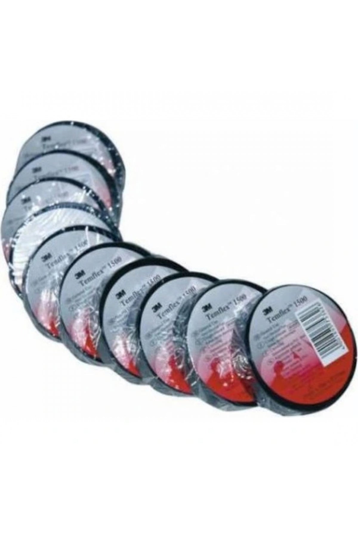 Temflex 1300E Black 10-Pack PVC Electrical Tape 0.13X19X0.13Mm