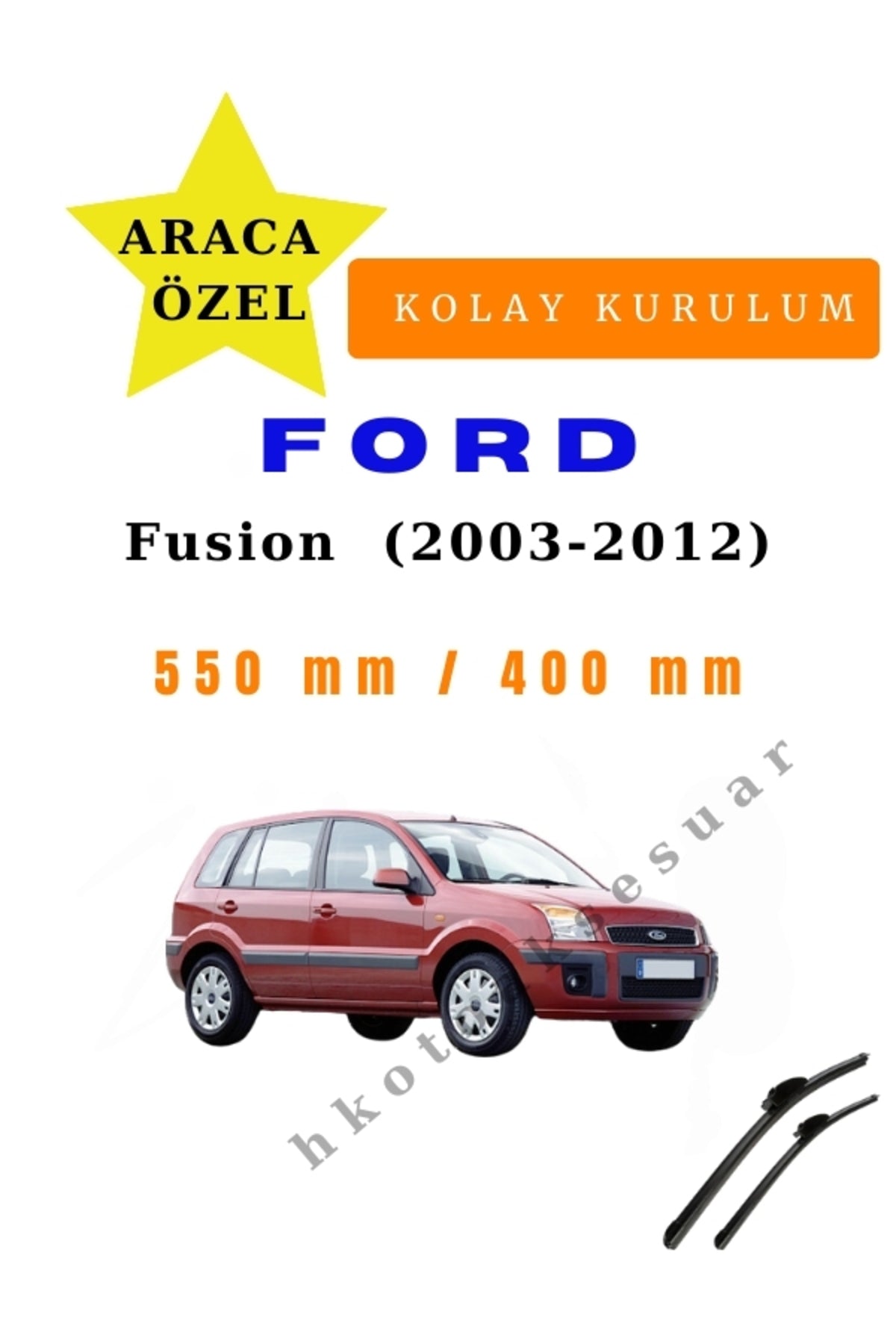Ford Fusion (2003-2012) Fahrzeugspezifischer Scheibenwischer vorne, Satz