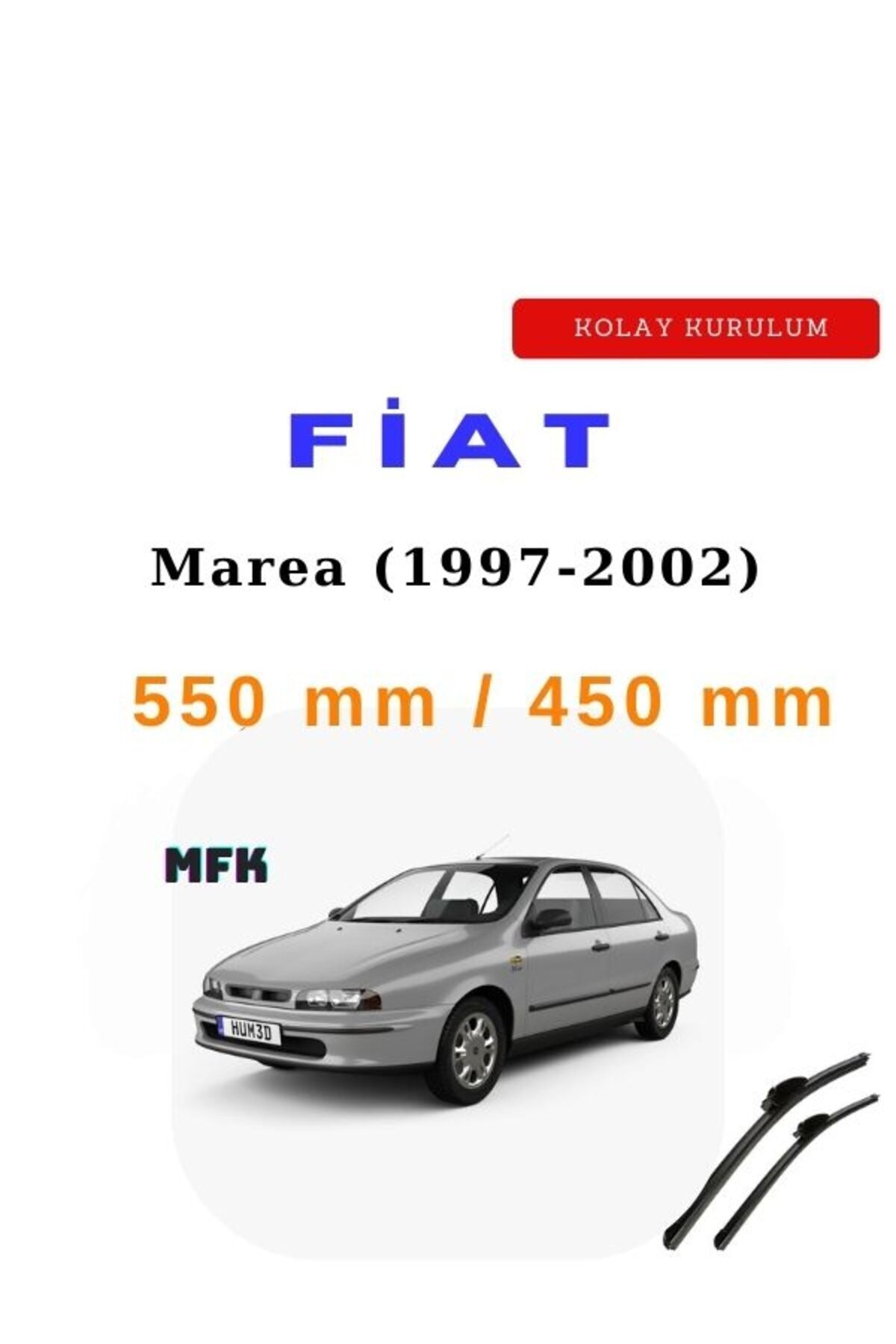 Fiat Marea (1997-2002) Modellspezifische Scheibenwischer