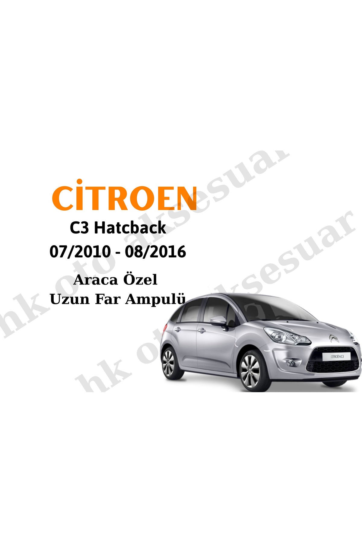 Citroen C3 Schrägheck 07/2010 - 08/2016 Fernlichtlampe h1