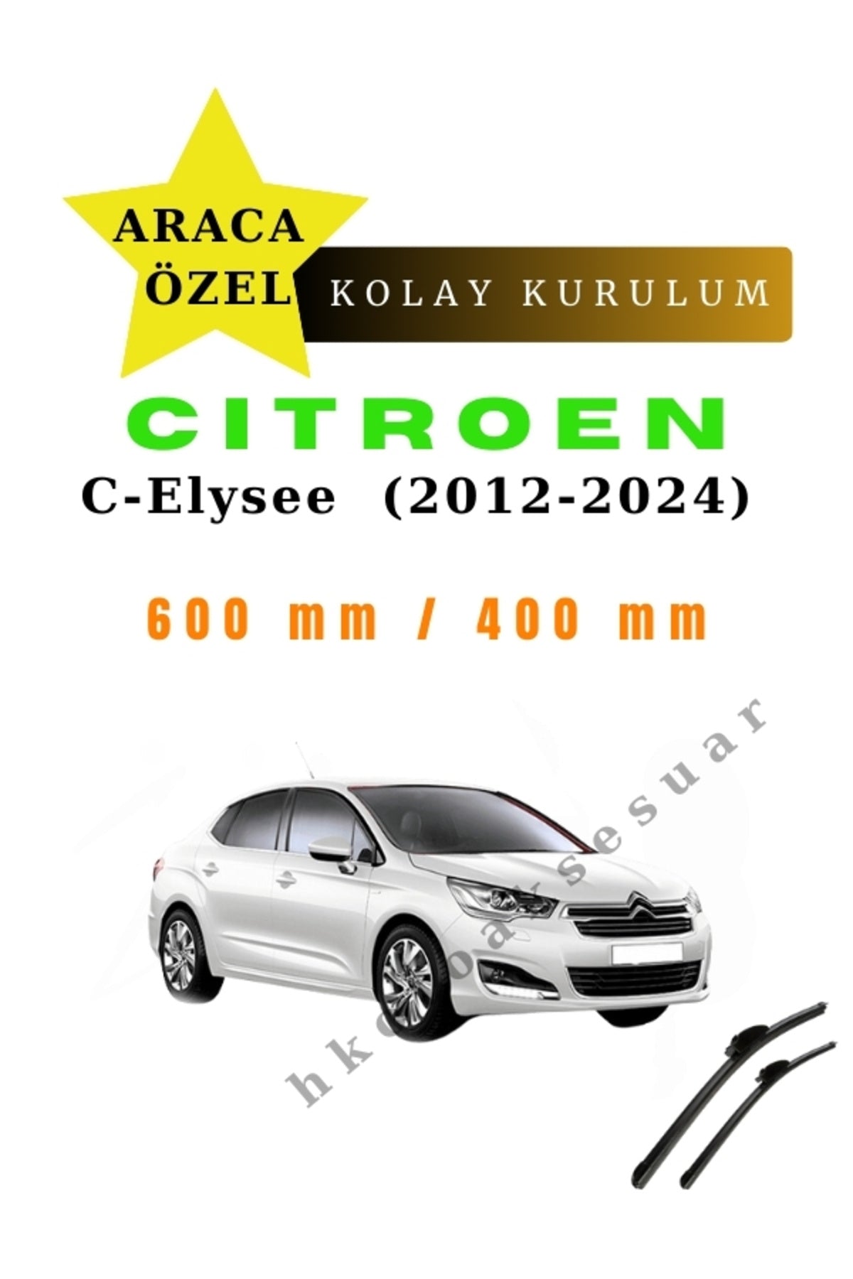 Citroen C-Elysee (2012-2024) Vehicle-Specific Wiper Blade