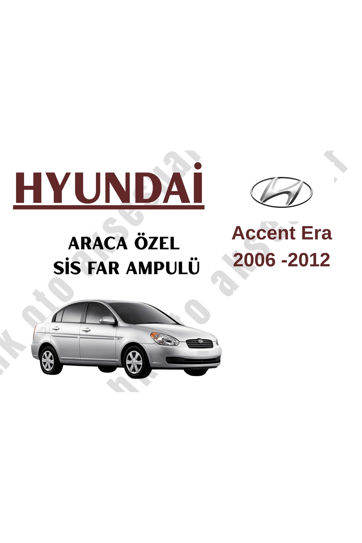 Hyundai Accent Era 2006–2012 Fahrzeugspezifische Nebelscheinwerferbirne H27