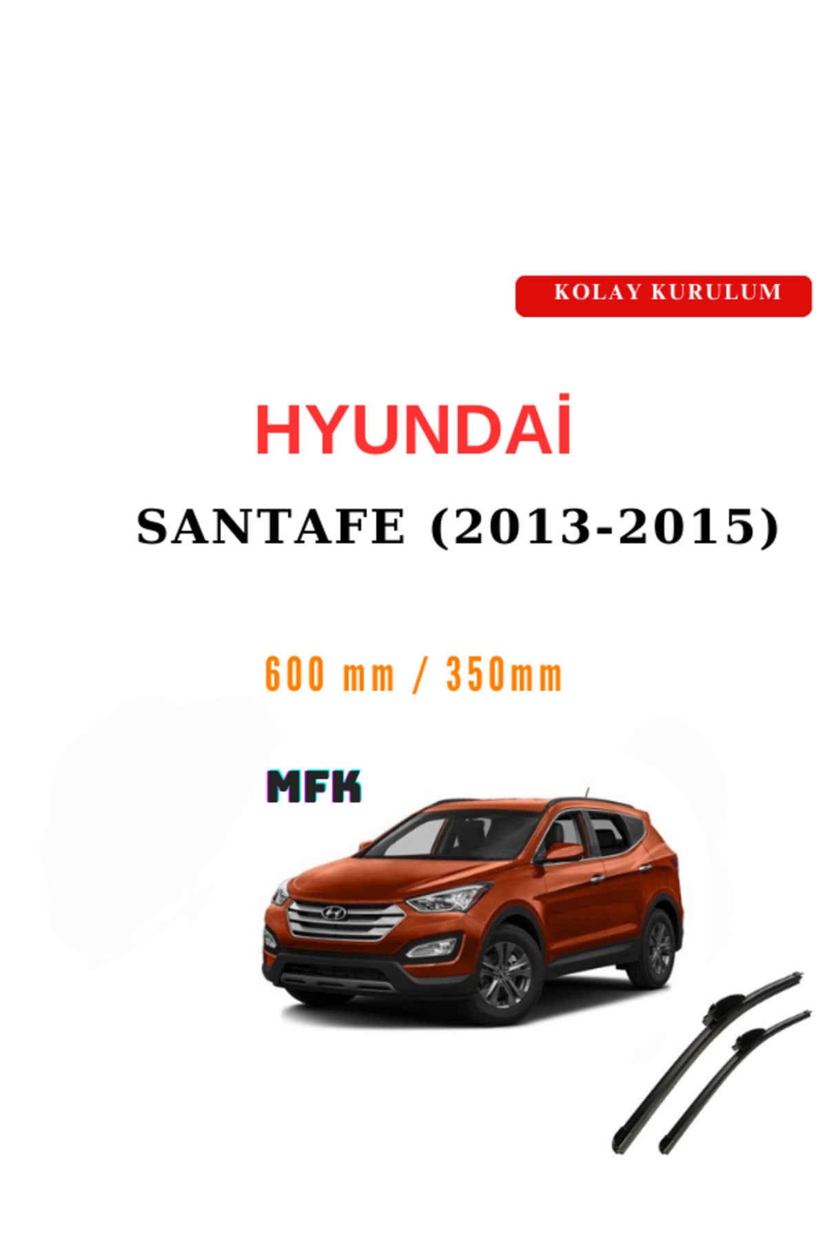 Hyundai SantaFe (2013-2015) Fahrzeugspezifischer Scheibenwischer