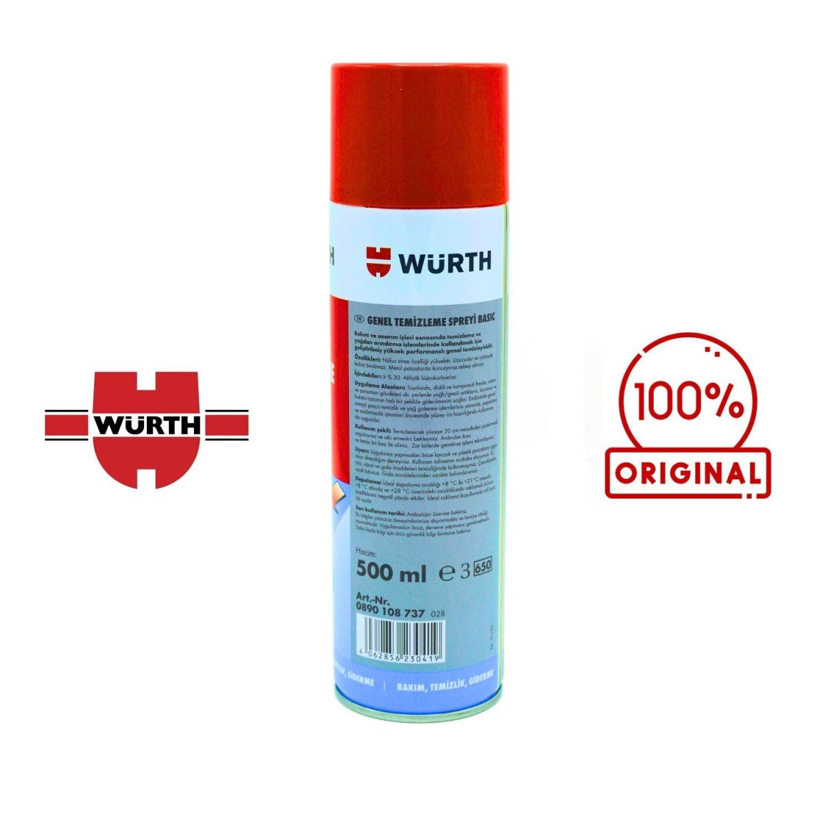 WÜRTH GENERAL CLEANING SPRAY BASIC 500 ML