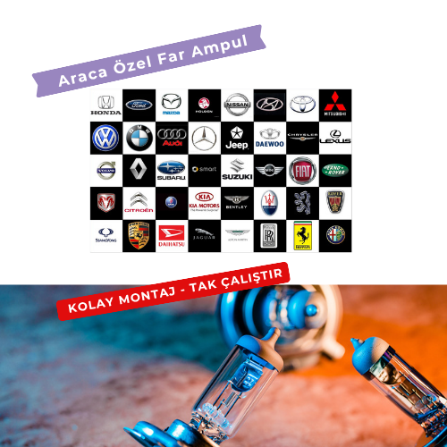 Araca Özel Far & Ampul