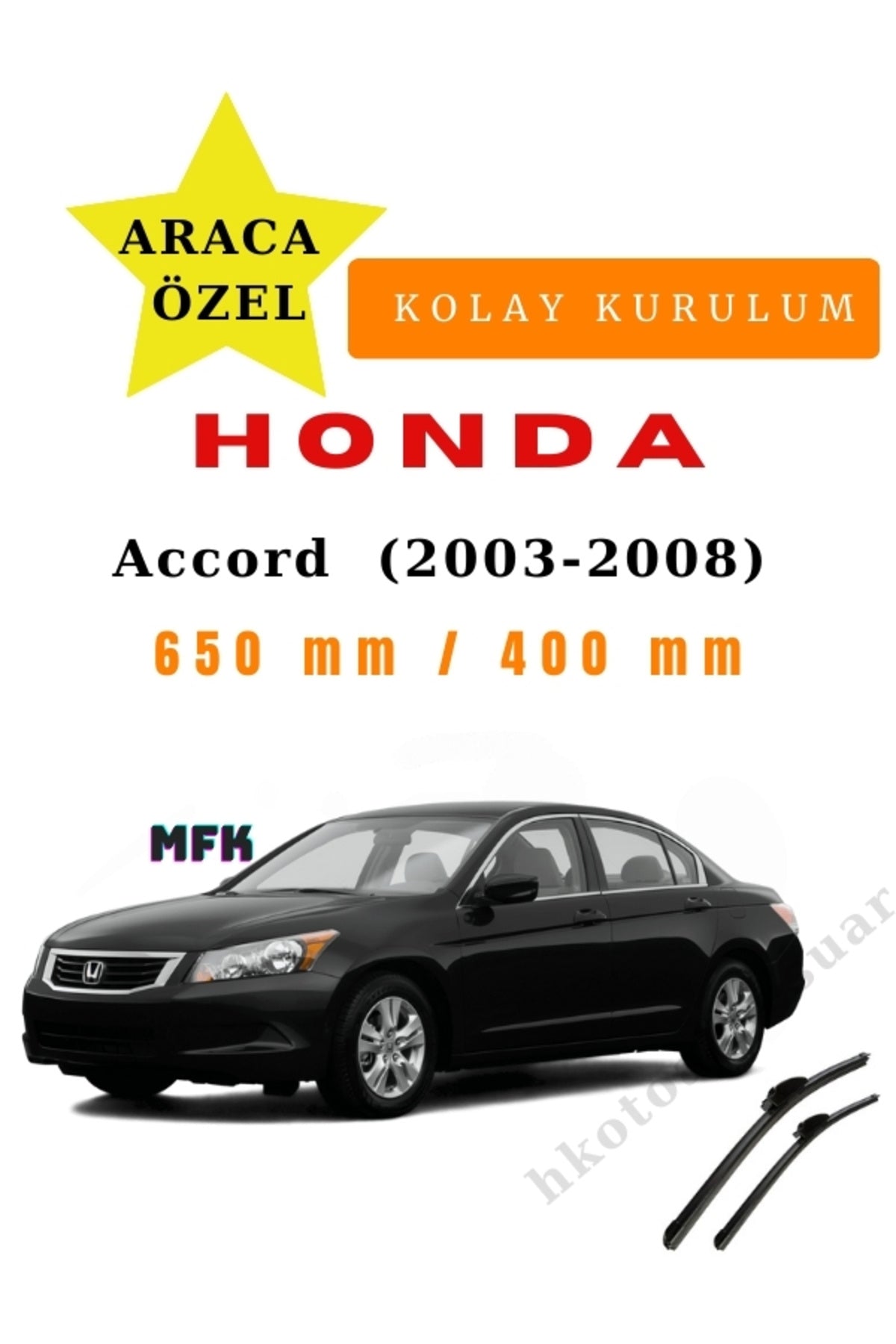 Honda Accord  (2003-2008) Araca Özel Silecek