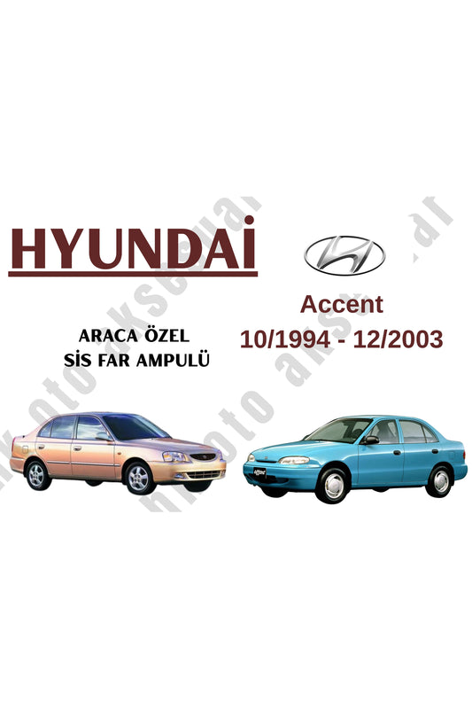 Hyundai Accent 1994 - 2004 Vehicle-Specific Fog Lamp Bulb H3