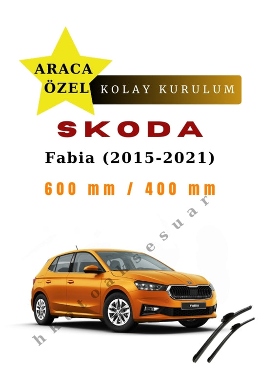 Skoda Fabia (2015-2021) Fahrzeugspezifische Scheibenwischer Vorne Zweier-Set