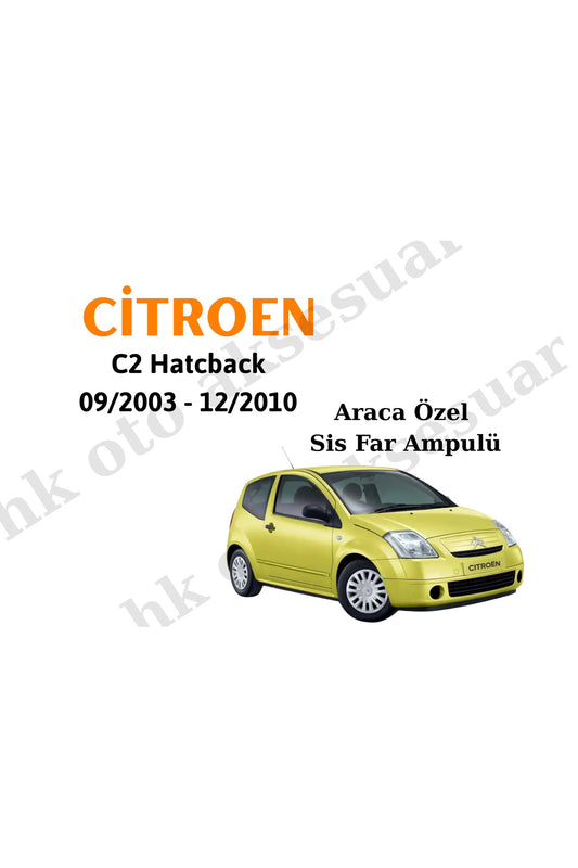 Citroen C2 Hatchback 09/2003 - 12/2010 Fog Lamp Bulb H1