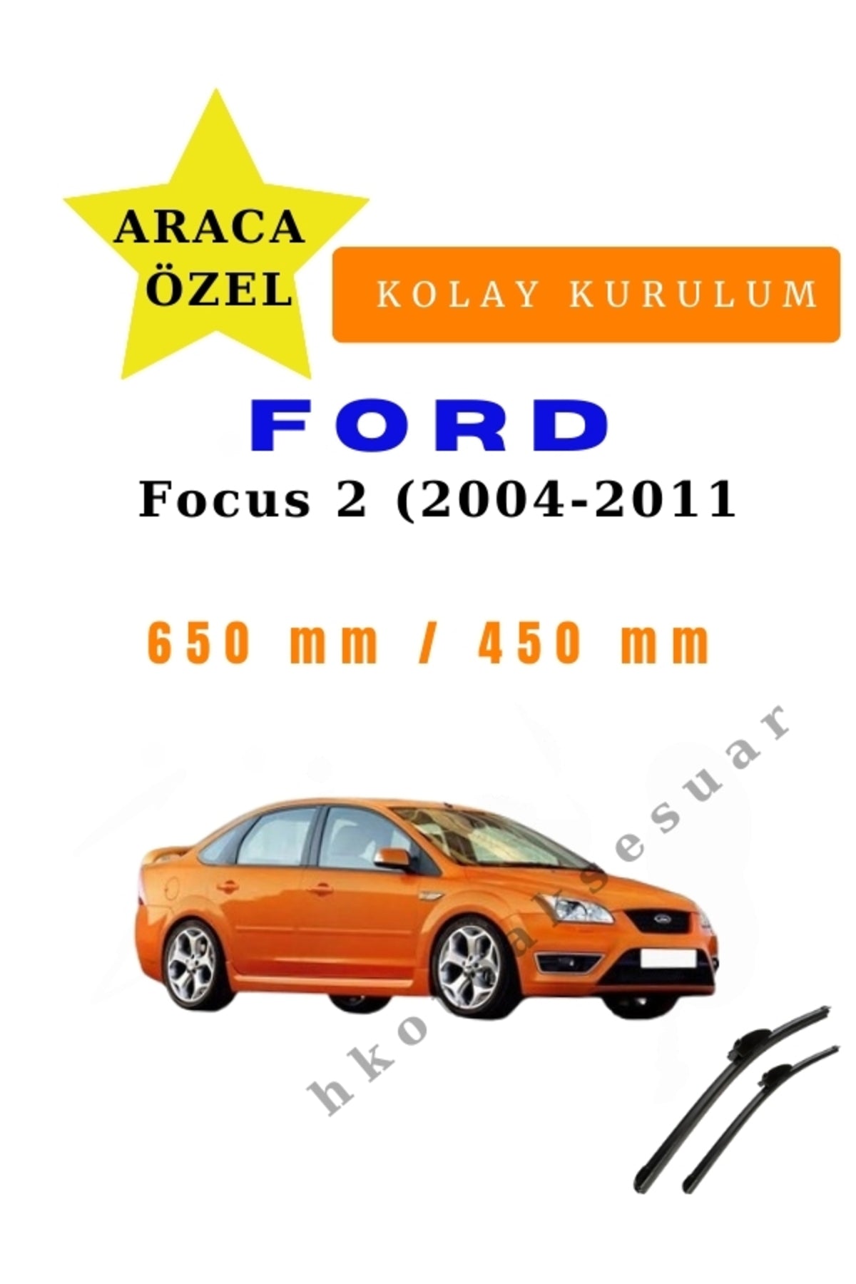 Ford Focus 2 (2004-2011) Spezifischer Scheibenwischer