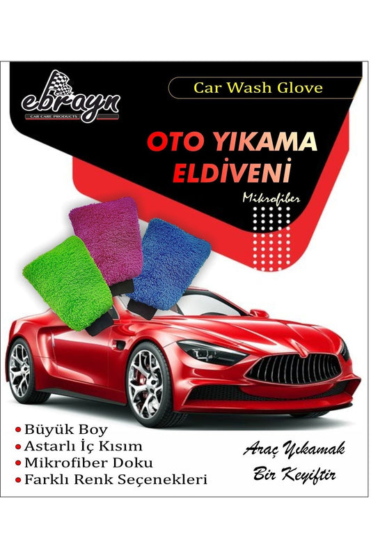 Microfiber Car Wash and Wax Mitt
