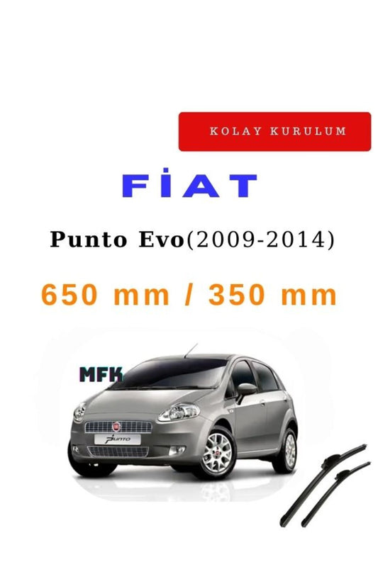 Fiat Punto Evo (2009-2014) Vehicle-Specific Front Wiper Blades (Set of 2)