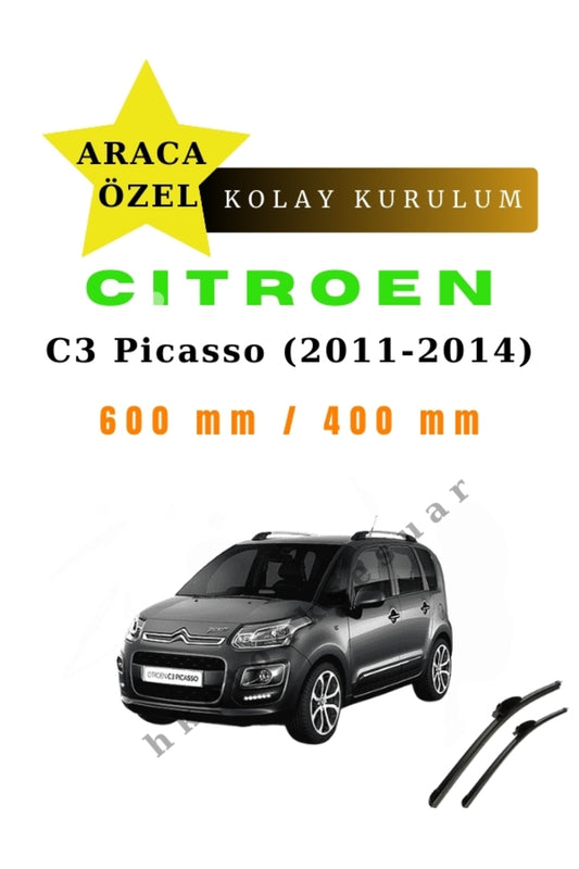 Citroen C3 Picasso (2011-2014) Fahrzeugspezifische Scheibenwischer vorne, 2 Stück