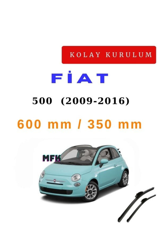 Fiat 500 (2009-2016) Vehicle-Specific Wiper Blades, Front Pair