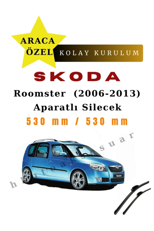 Skoda Roomster (2006-2013) Fahrzeugspezifische Scheibenwischer vorne zwei