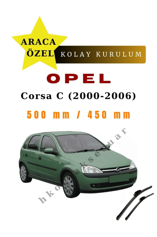 Wischblatt-Set vorne für Opel Corsa C (2000-2006)