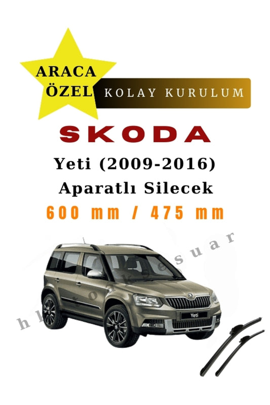 Skoda Yeti (2009-2016) Fahrzeugspezifische Scheibenwischer vorne Satz