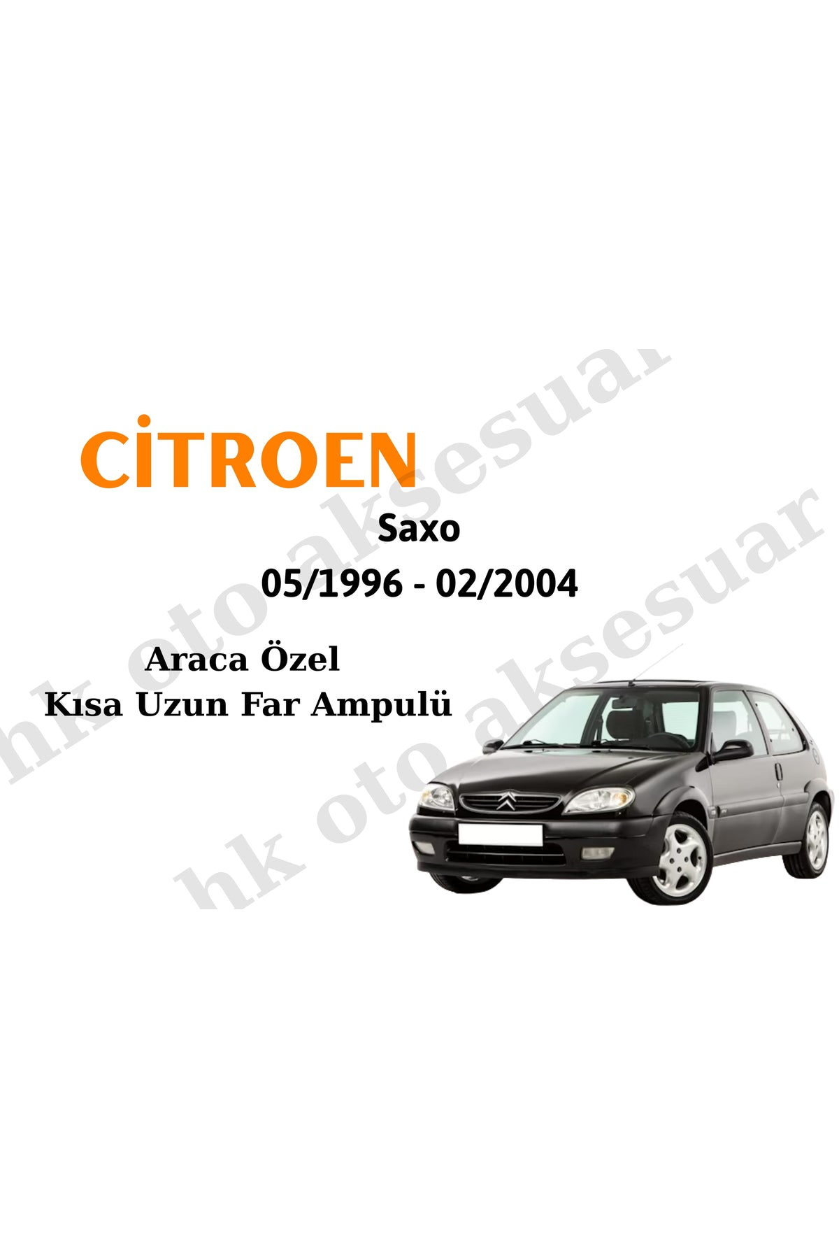 Citroen Saxo 05/1996 - 02/2004 Abblend- und Fernlicht h4