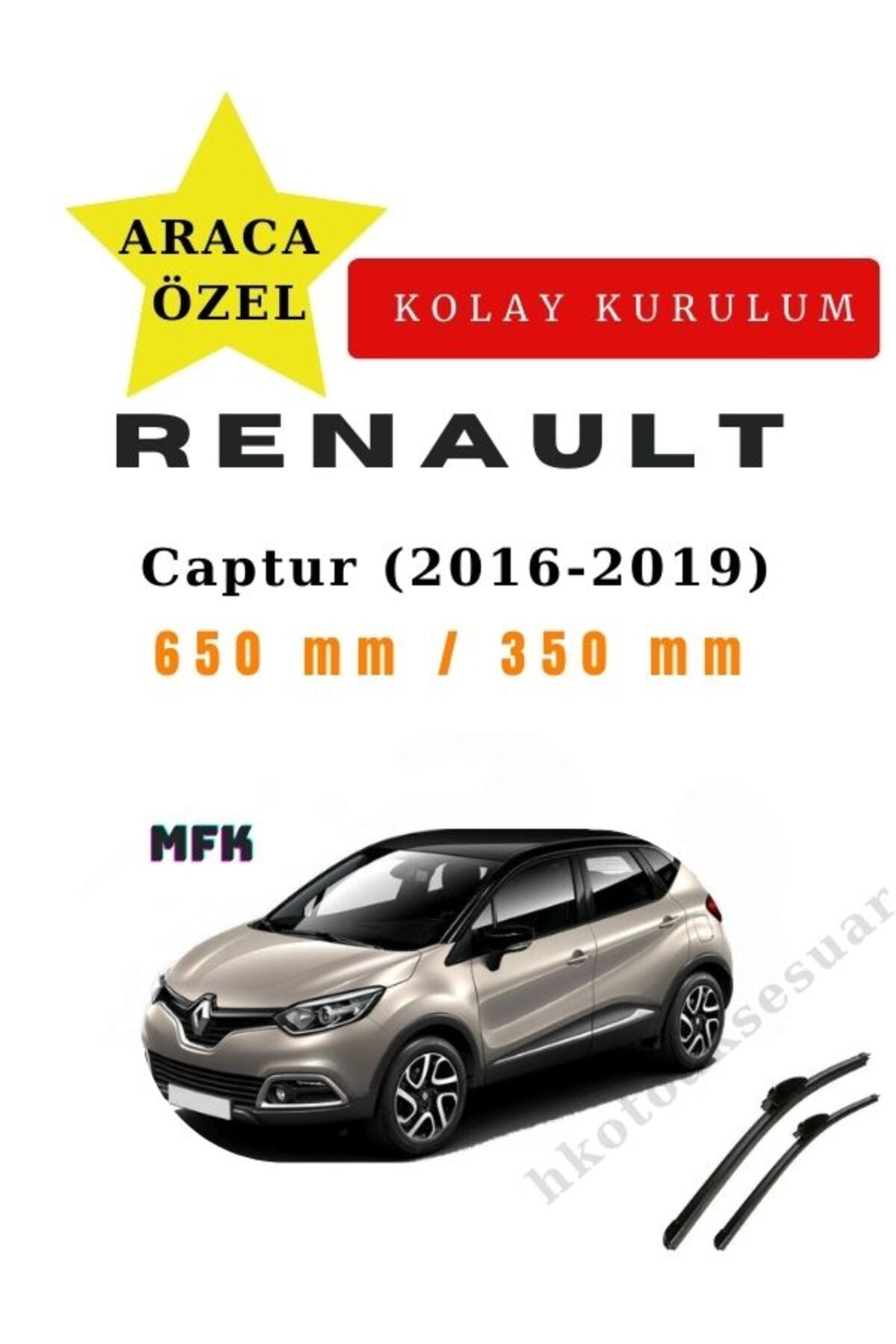 Renault Captur (2016-2019) Modellspezifischer Scheibenwischer