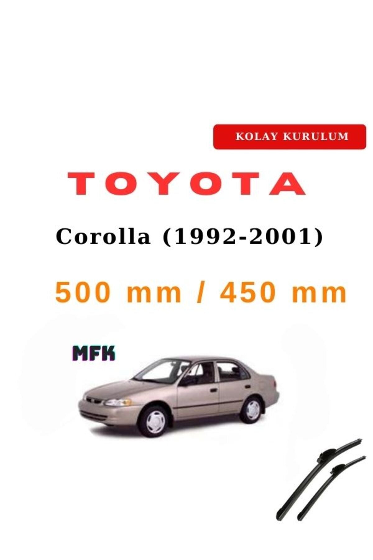 Toyota Corolla (1992-2001) Fahrzeugspezifische Scheibenwischer