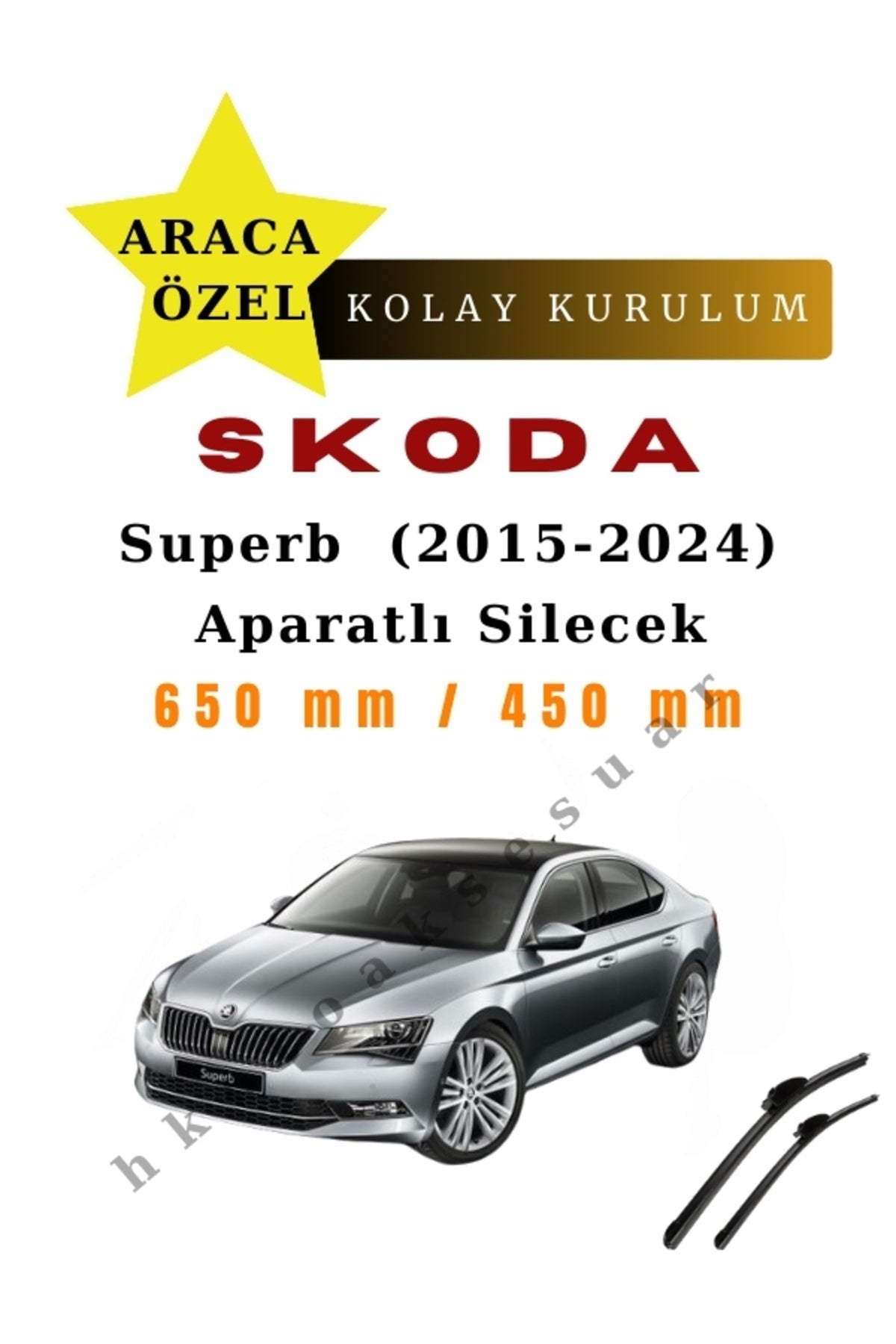 Skoda Superb  (2015-2024) Araca Özel Silecek