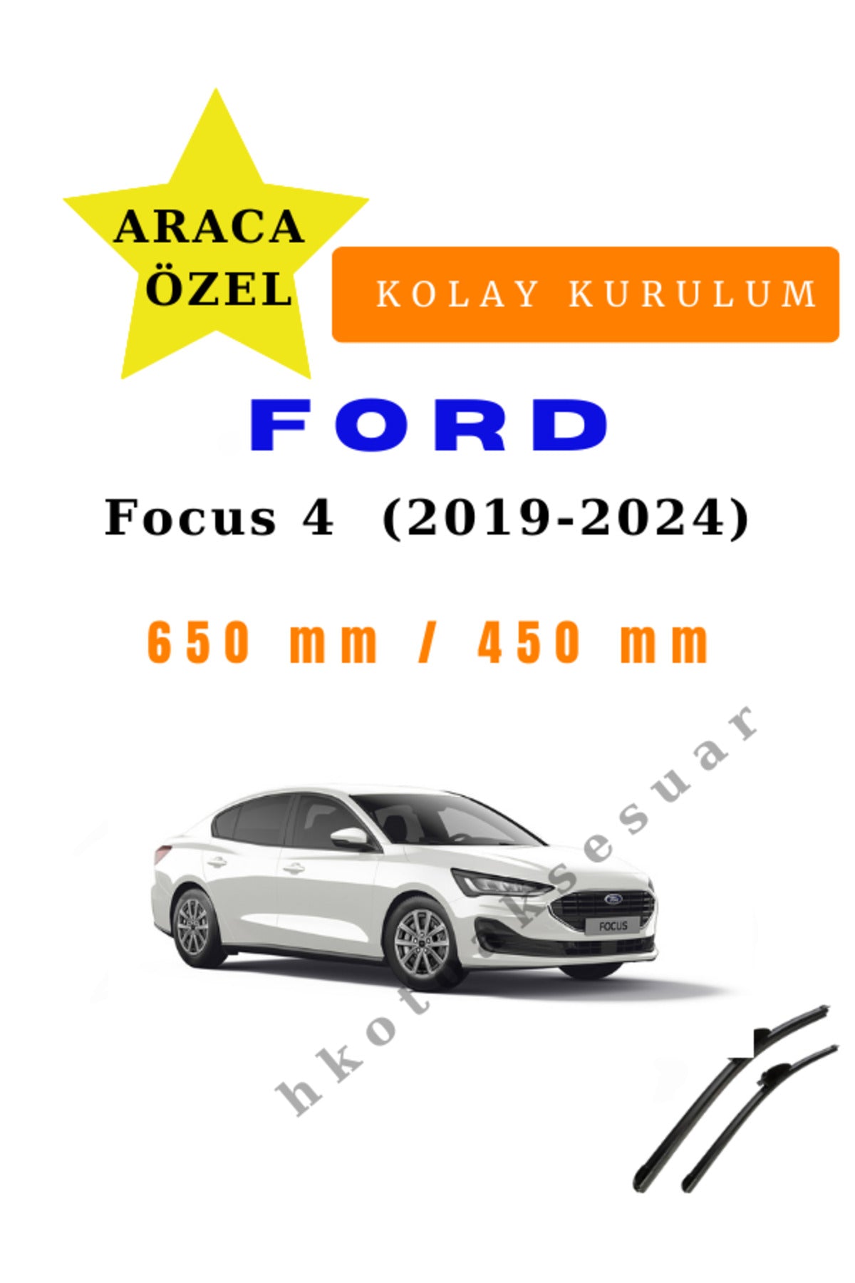 Focus 4 (2019-2024) Araca ÖZel Sİlecek