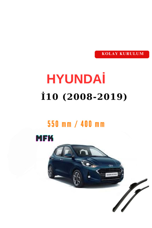 Hyundai i10 (2008-2019) Vehicle Specific Front Wiper Pair