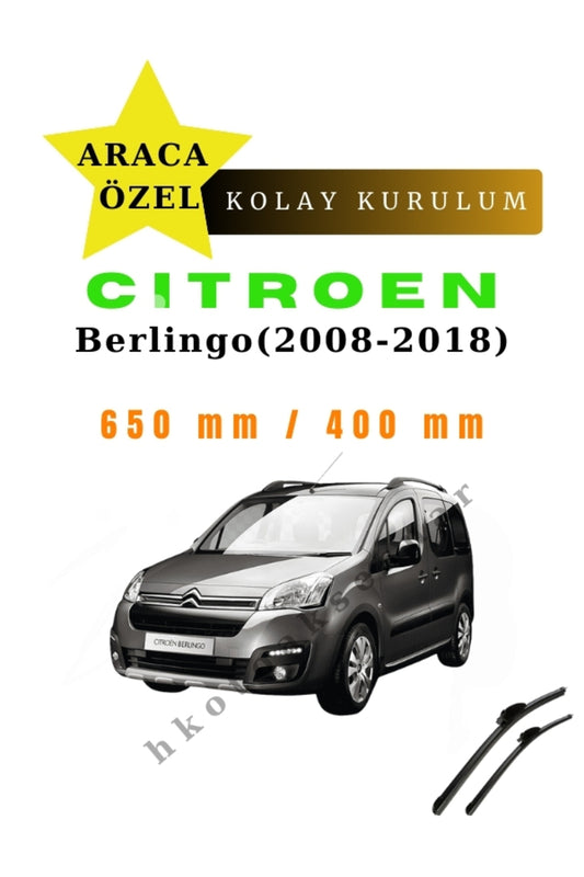 Spezial-Scheibenwischer für Citroen Berlingo (2008-2018), vorne, zwei Stück