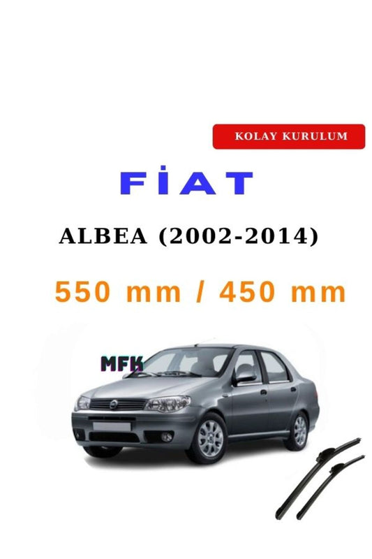 Fiat Albea (2002-2014) Custom Wiper Blades