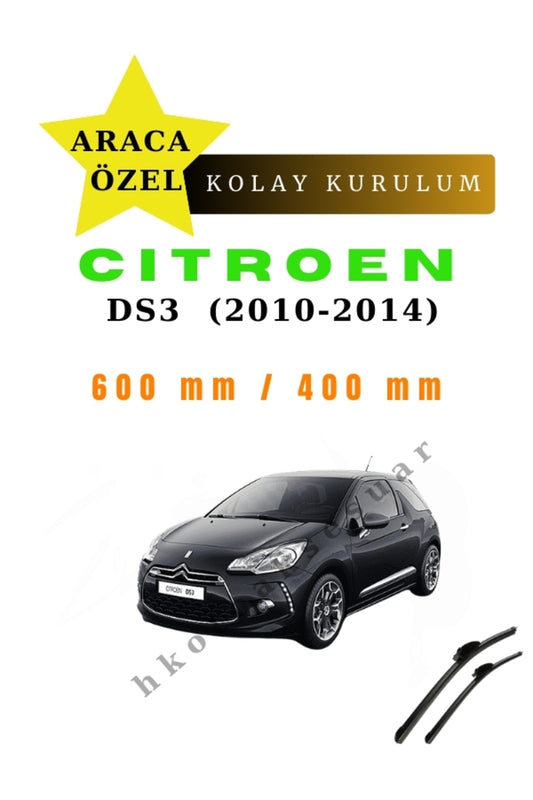 Citroen DS3 (2010-2014) Fahrzeugspezifische Scheibenwischer vorne zwei Stück
