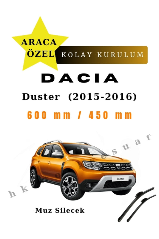 Dacia Duster (2015-2016) Fahrzeugspezifische Scheibenwischer vorne zwei