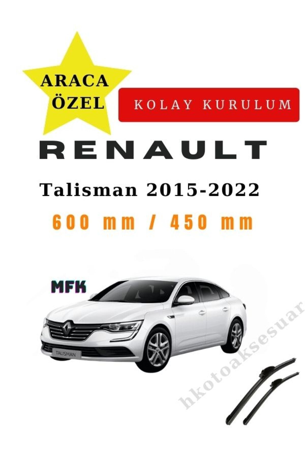 Renault Talisman (2015-2022) Vehicle-Specific Wiper Front Pair