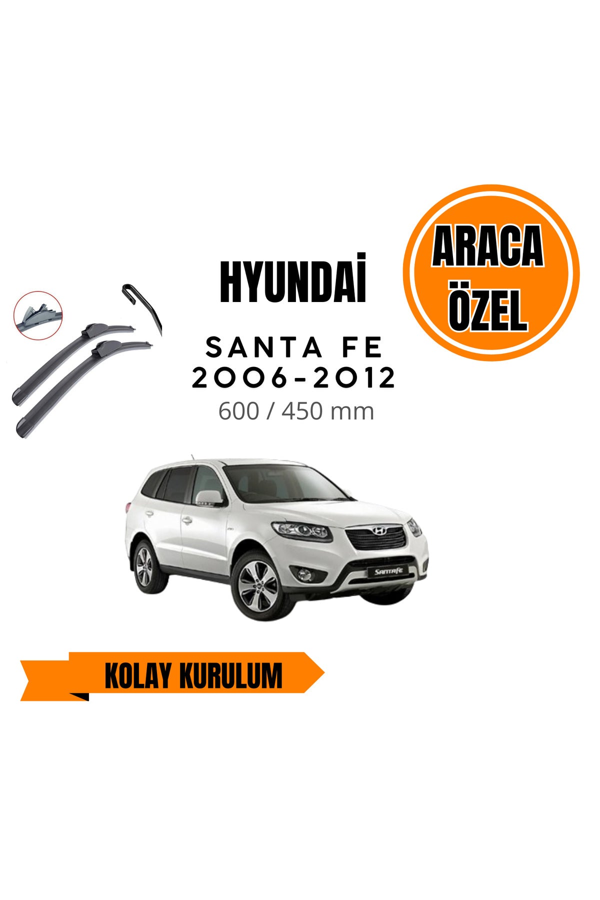 Hyundai SantaFe (2006-2012) Araca Özel Silecek