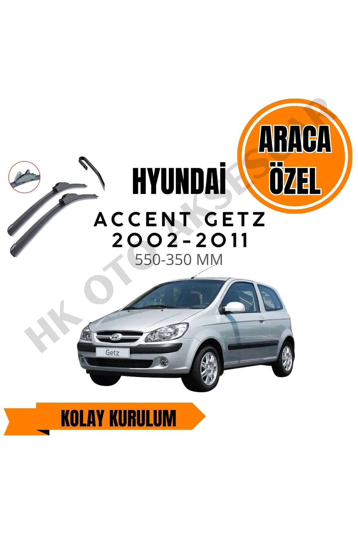 Hyundai Getz (2002-2011) Spezifischer Scheibenwischer