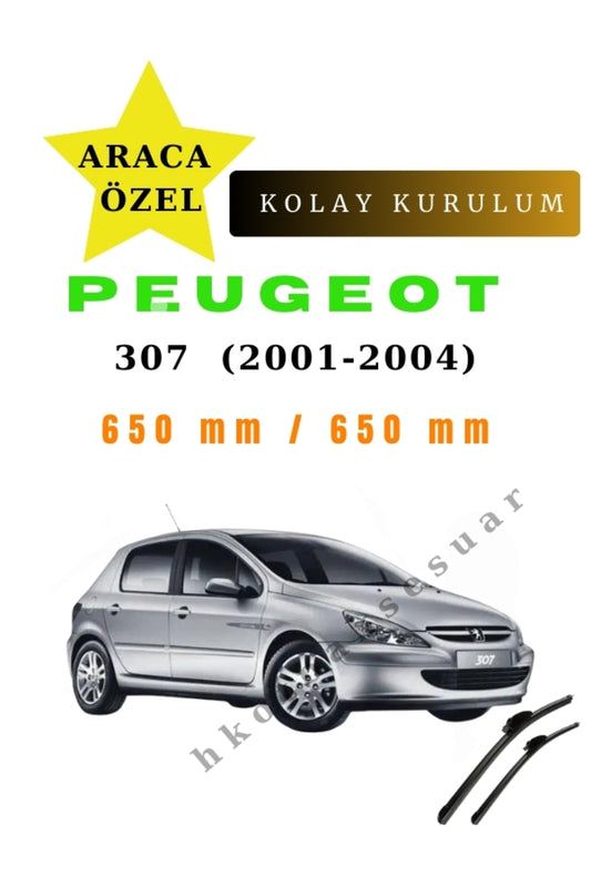 Peugeot 307 (2001-2004) Modellspezifische Scheibenwischer vorne zwei Stück