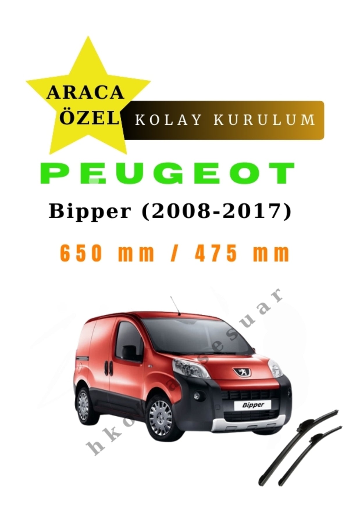 Peugeot Bipper (2008-2017) Fahrzeugspezifischer Scheibenwischer