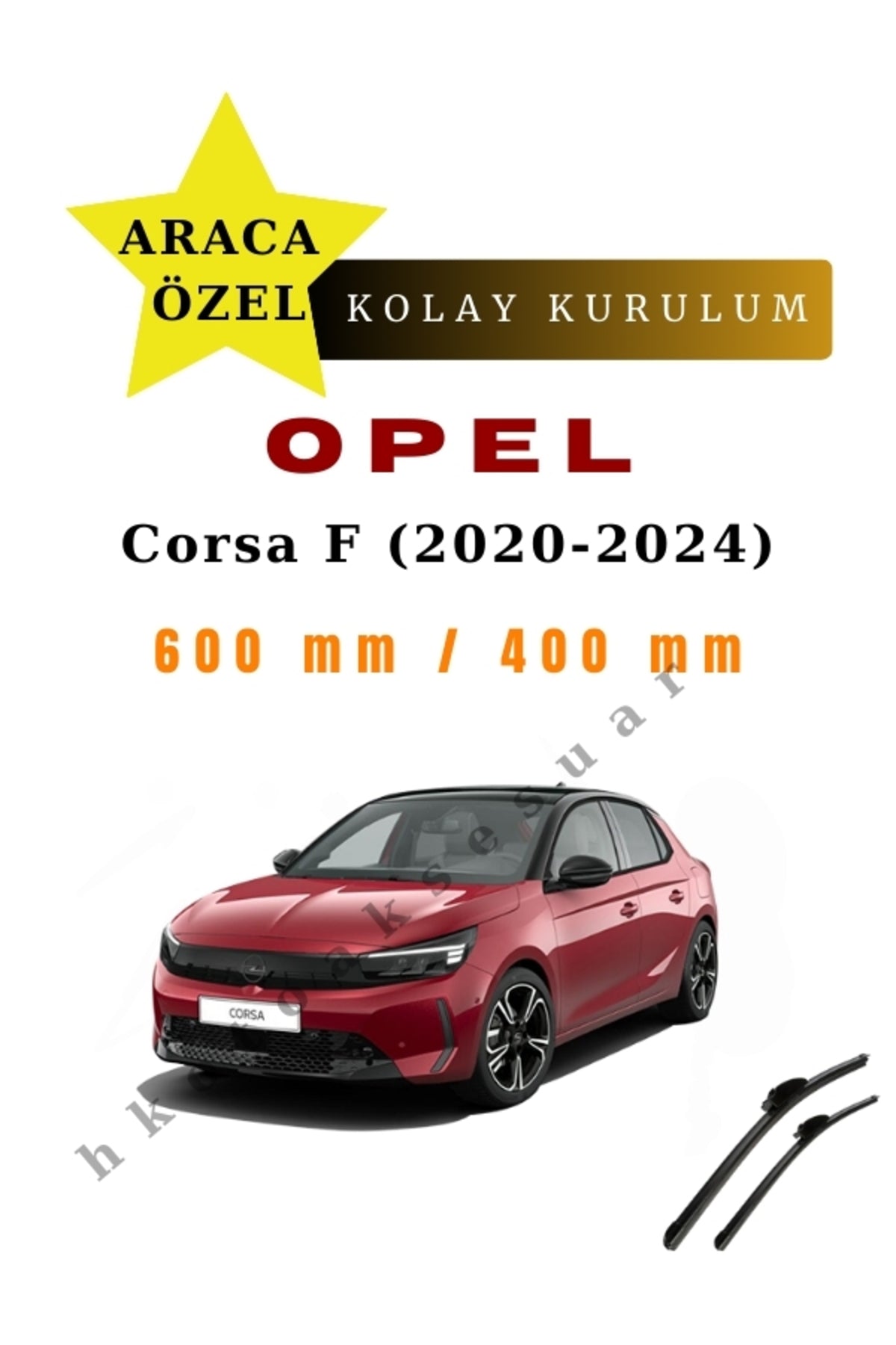 Opel Corsa F (2020-2024) Fahrzeugspezifische Scheibenwischer vorne zwei