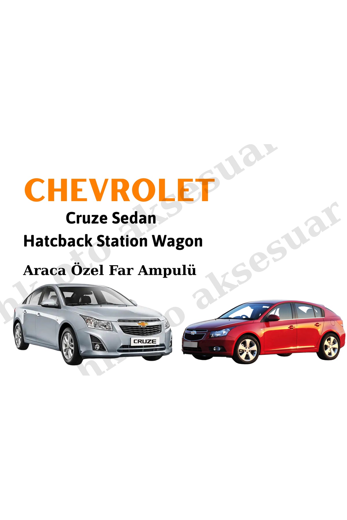 Chevrolet Cruze Limousine Kombi Kurzes Abblendlicht Fernlicht Glühbirne H4