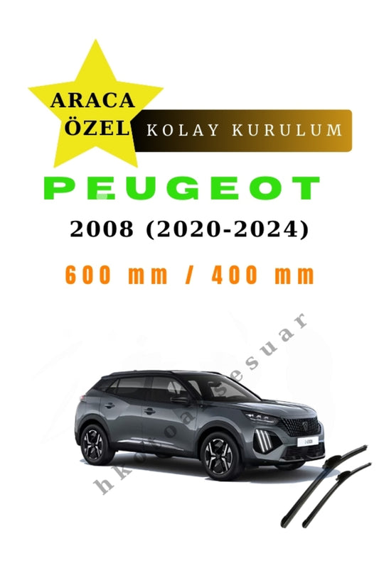 Peugeot 2008 (2020-2024) Fahrzeugspezifische Scheibenwischer vorne zwei