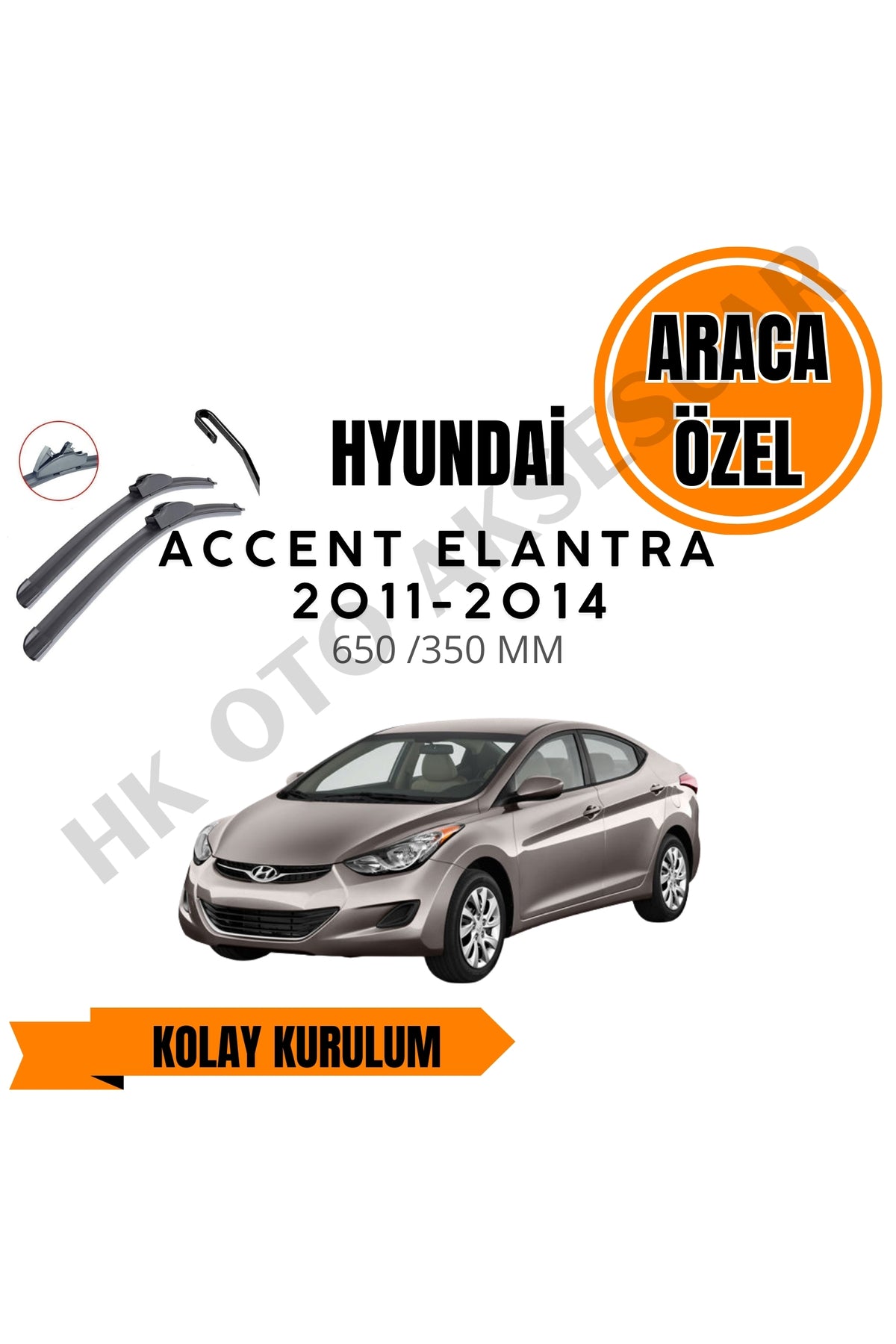 Hyundai Elantra (2011-2014) Araca Özel Silecek