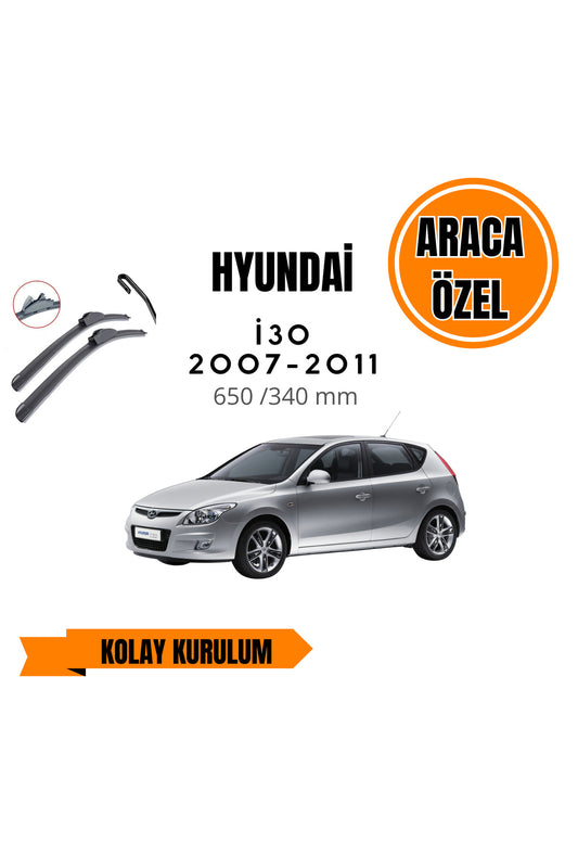 Hyundai i30 (2007-2011) Vehicle-Specific Front Wiper Blades (Set of 2)