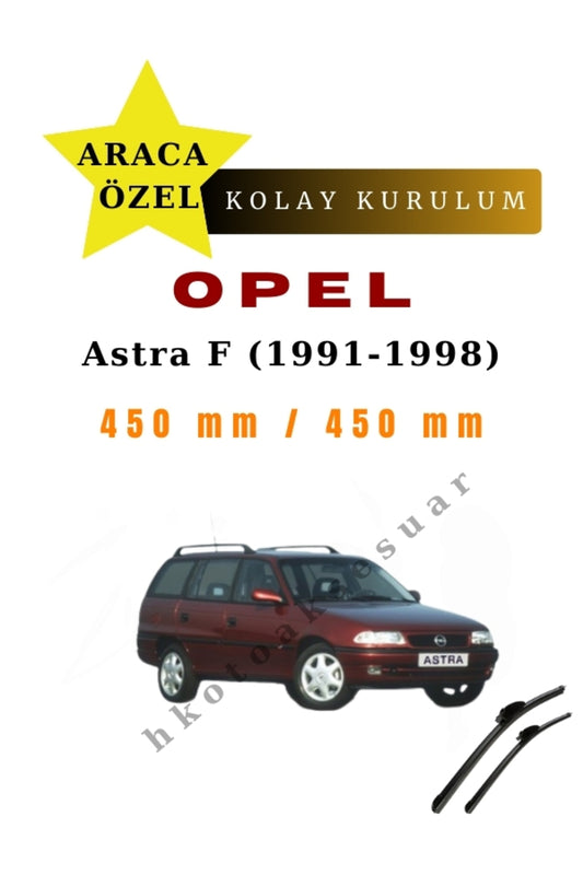 Opel Astra F (1991-1998) Fahrzeugspezifische Scheibenwischer vorne zwei