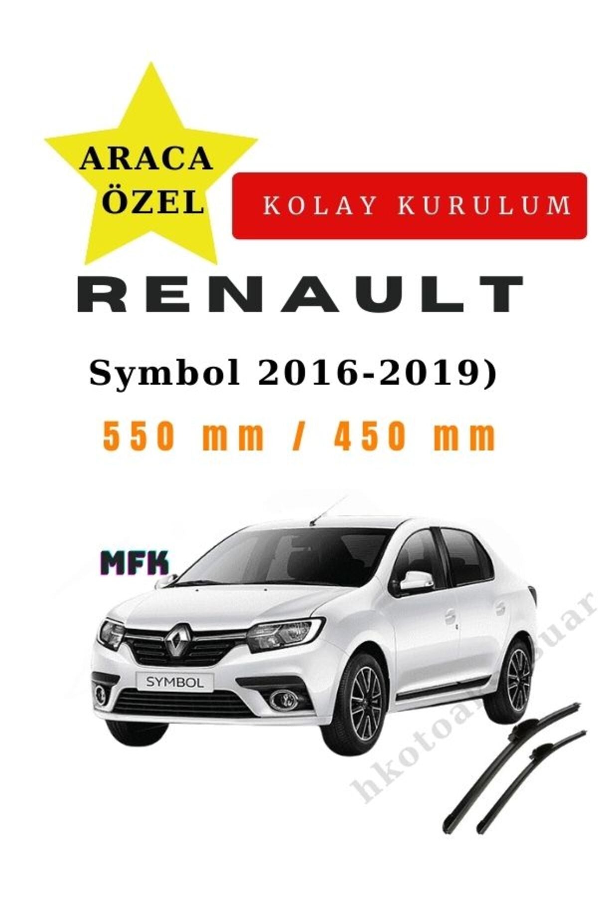 Renault Symbol (2016-2019) Modellspezifische Scheibenwischer